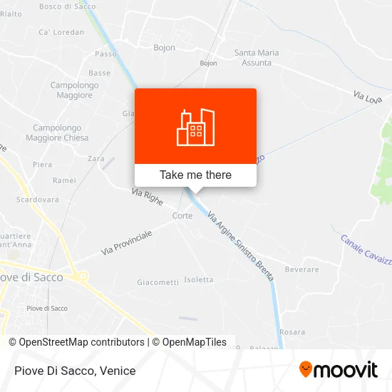 Piove Di Sacco map