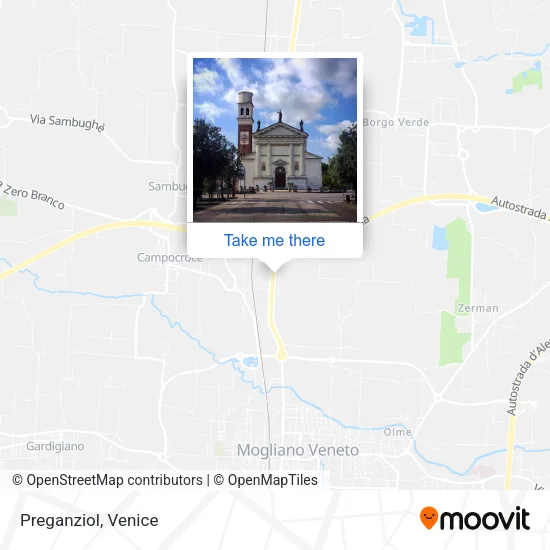 Preganziol map