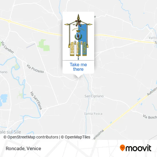 Roncade map