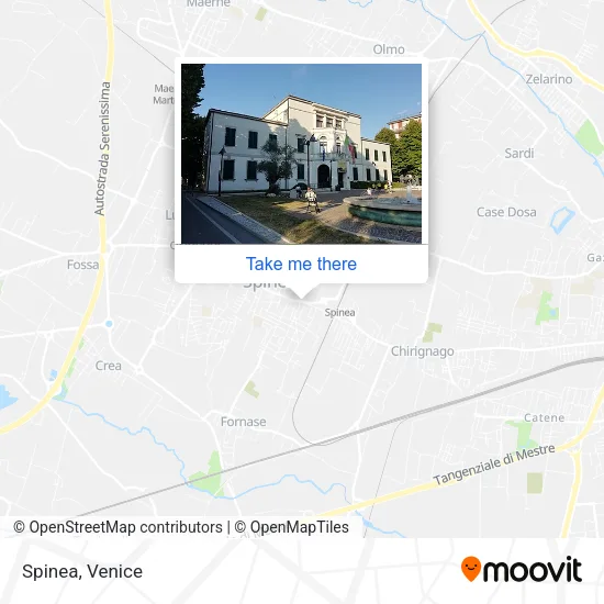Spinea map
