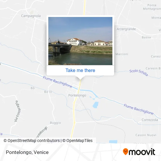 Pontelongo map