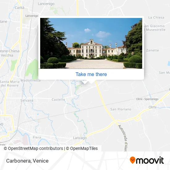 Carbonera map