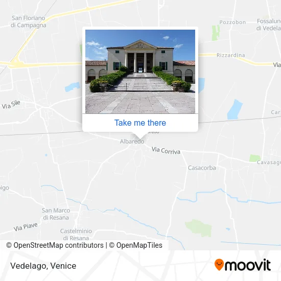 Vedelago map