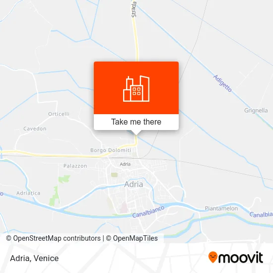 Adria map