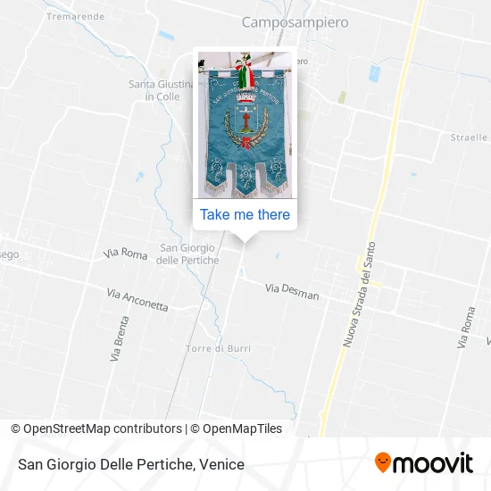 San Giorgio Delle Pertiche map