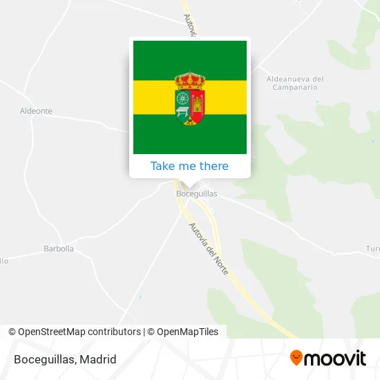 Boceguillas map