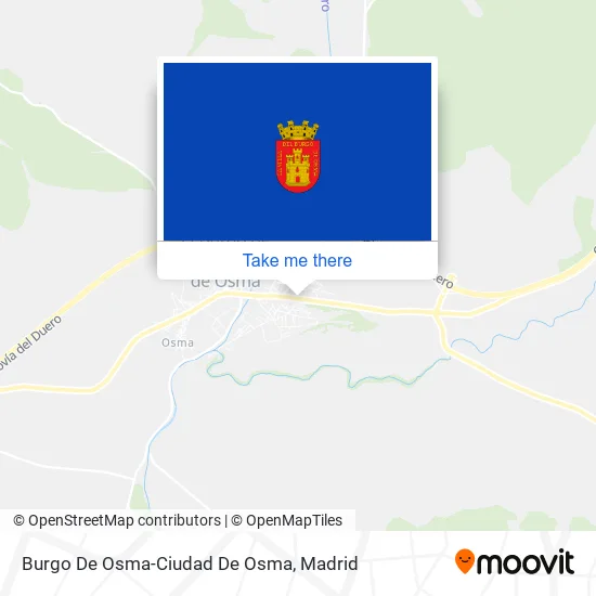 Burgo De Osma-Ciudad De Osma map