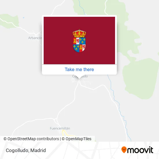 Cogolludo map