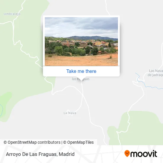 Arroyo De Las Fraguas map