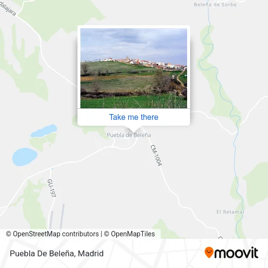 Puebla De Beleña map