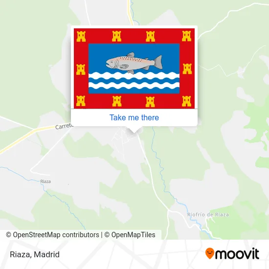 mapa Riaza