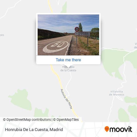mapa Honrubia De La Cuesta