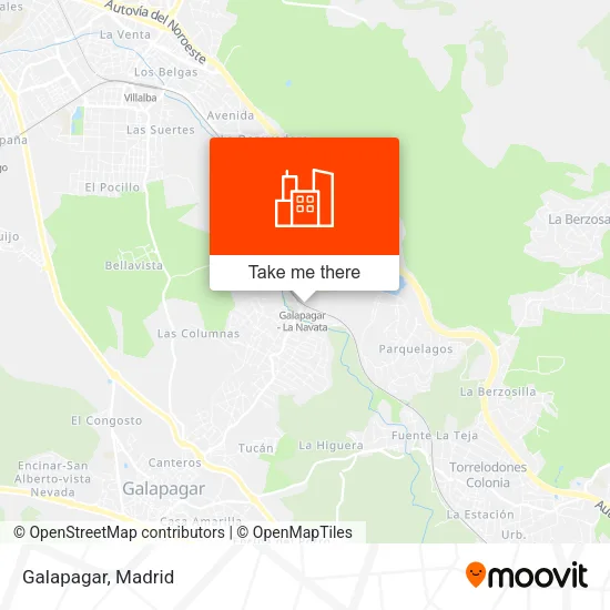 Galapagar map