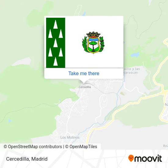 Cercedilla map
