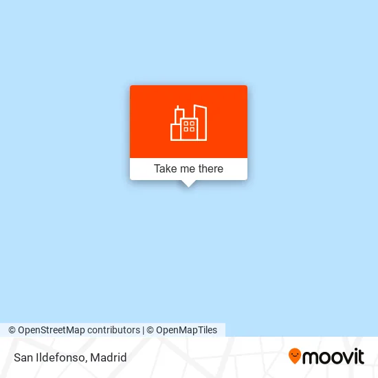 San Ildefonso map