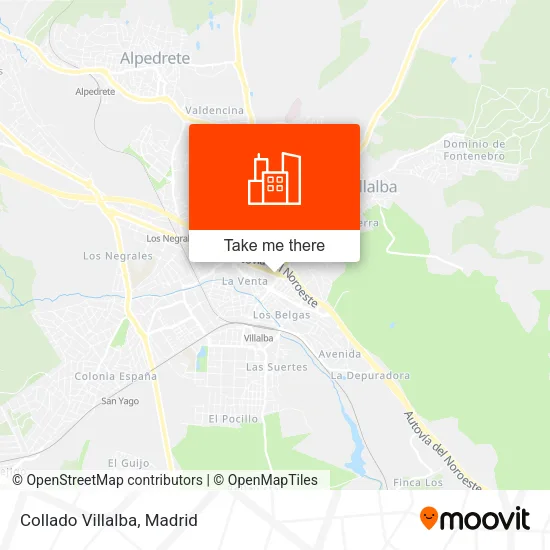 Collado Villalba map