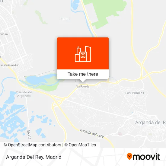 Arganda Del Rey map