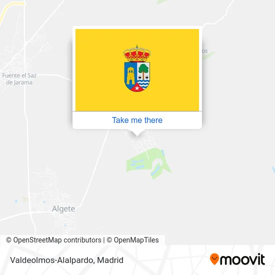 Valdeolmos-Alalpardo map
