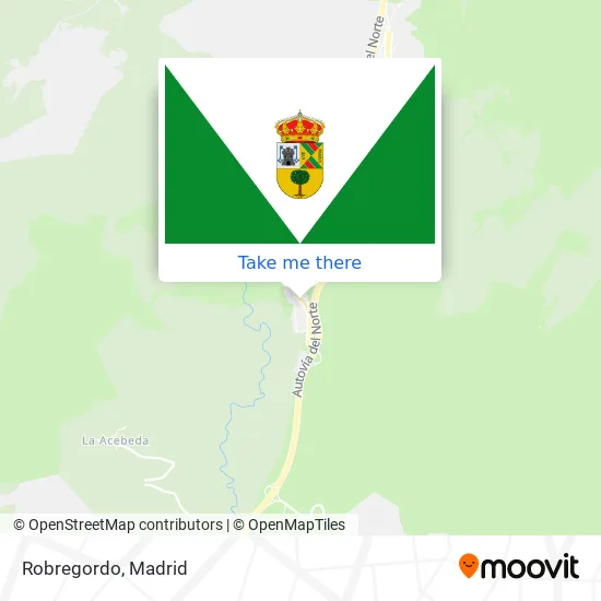 Robregordo map