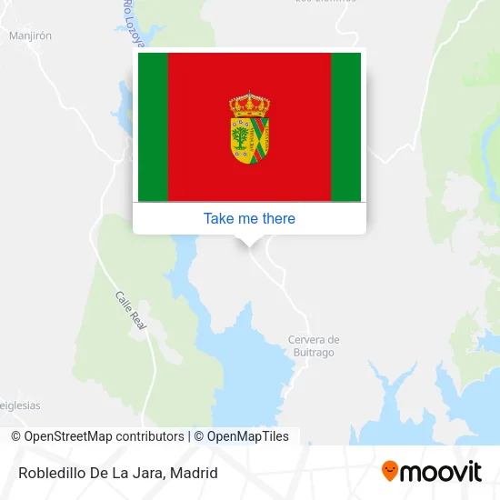 Robledillo De La Jara map