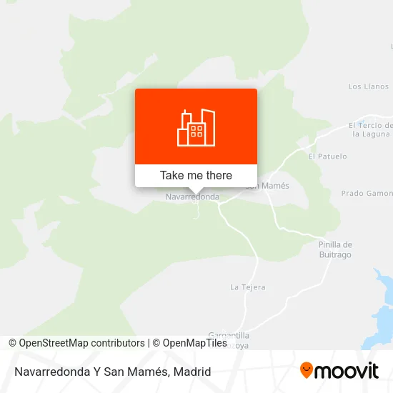Navarredonda Y San Mamés map