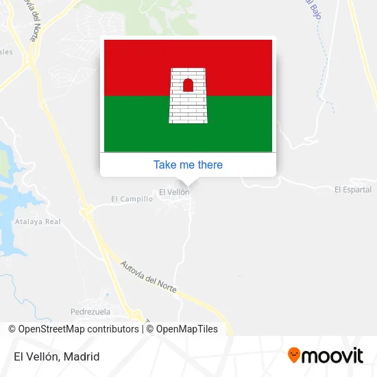 El Vellón map