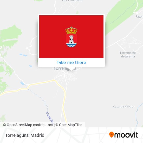 Torrelaguna map