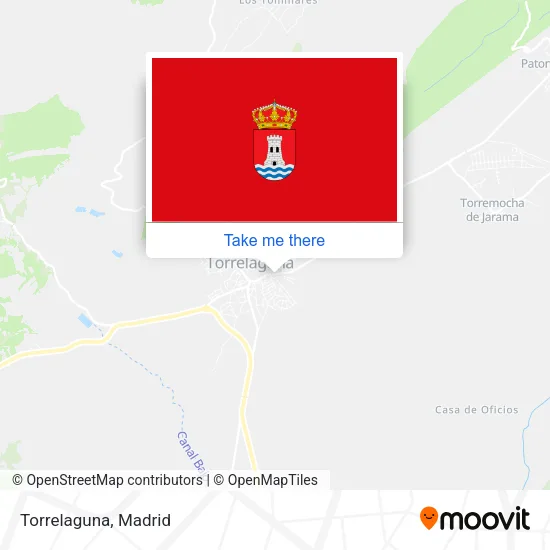 Torrelaguna map