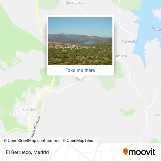 El Berrueco map