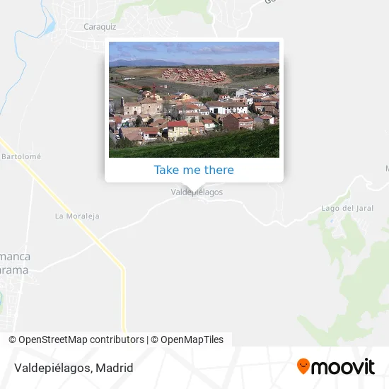 Valdepiélagos map