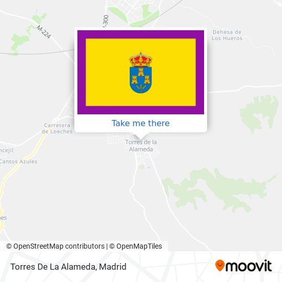 Torres De La Alameda map