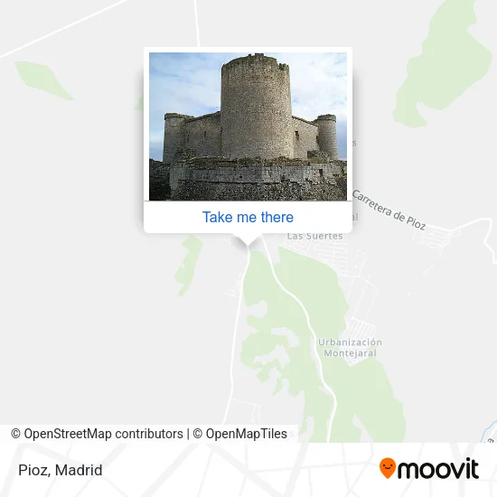 Pioz map