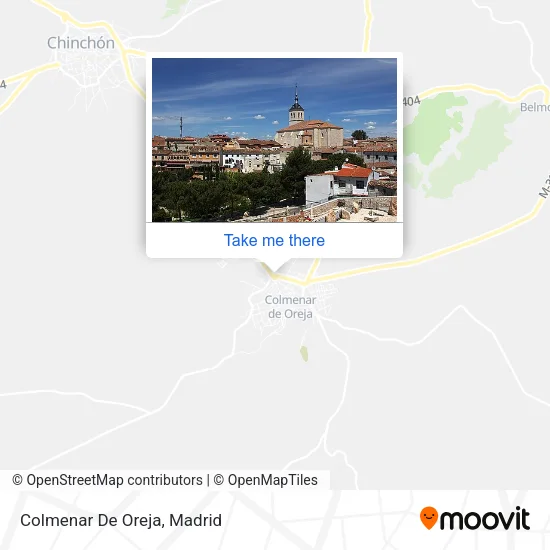 Colmenar De Oreja map