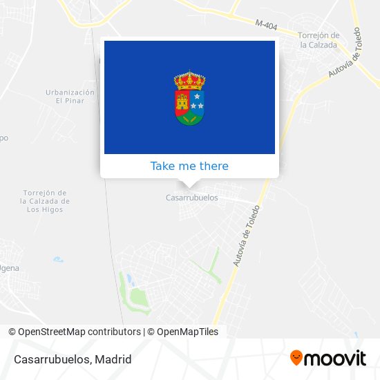 Casarrubuelos map