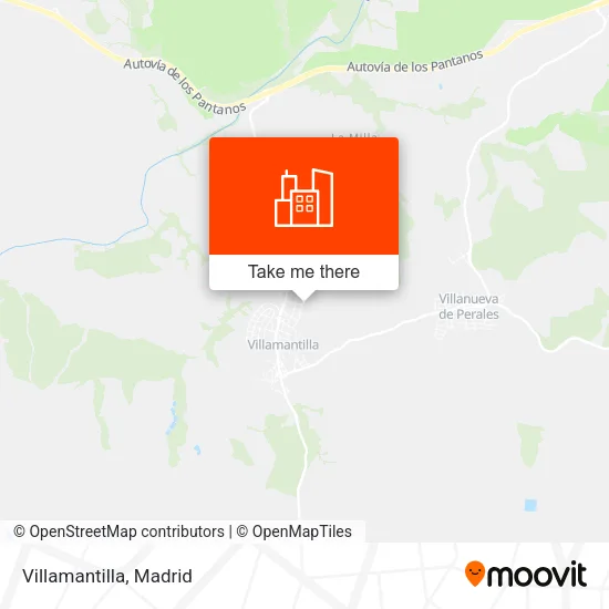 Villamantilla map