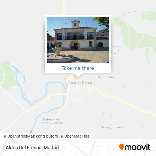 Aldea Del Fresno map