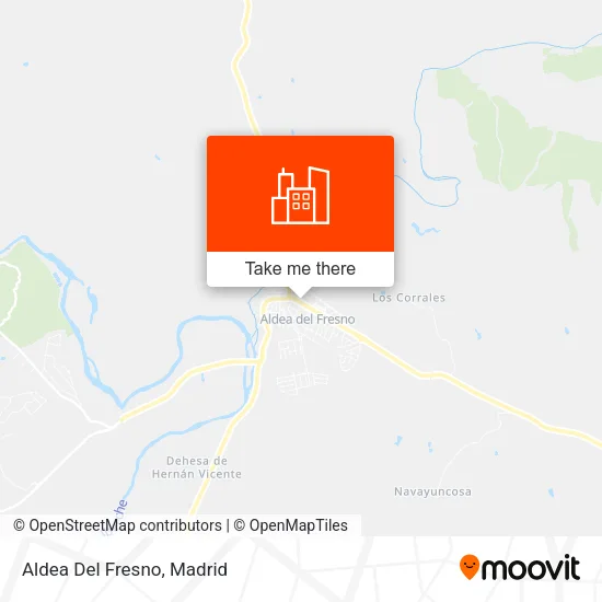 Aldea Del Fresno map