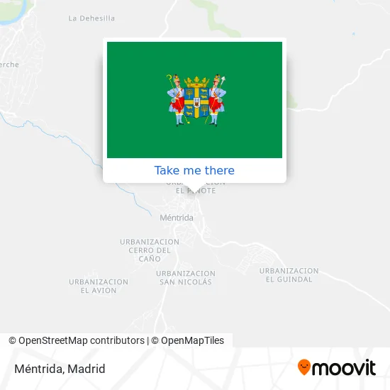 Méntrida map