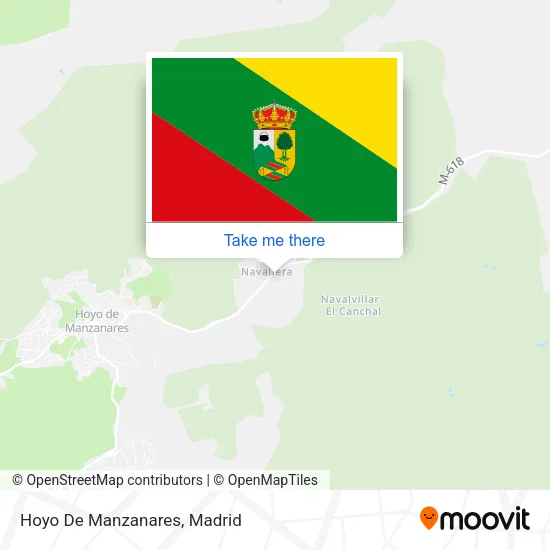 Hoyo De Manzanares map
