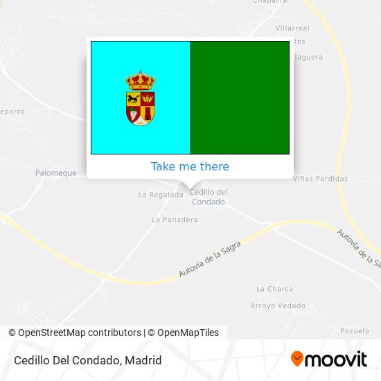 mapa Cedillo Del Condado