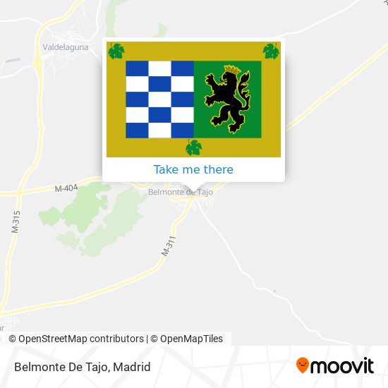 mapa Belmonte De Tajo