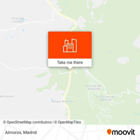 Almorox map