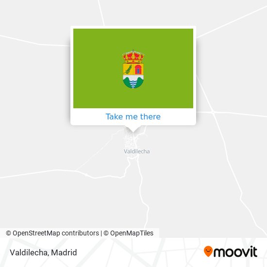 mapa Valdilecha