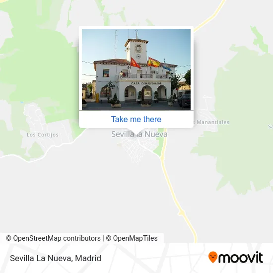 Sevilla La Nueva map