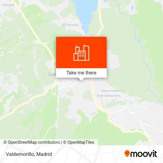 Valdemorillo map