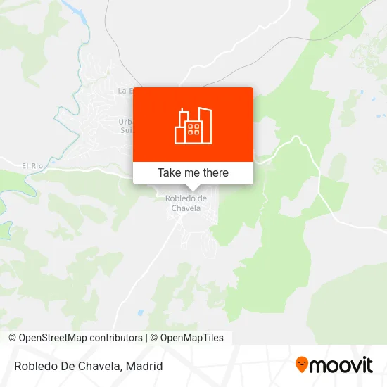 Robledo De Chavela map