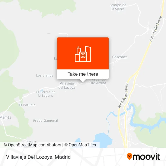 Villavieja Del Lozoya map