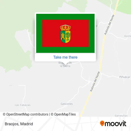 Braojos map