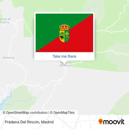 Prádena Del Rincón map