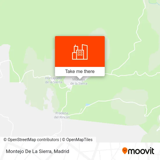 Montejo De La Sierra map